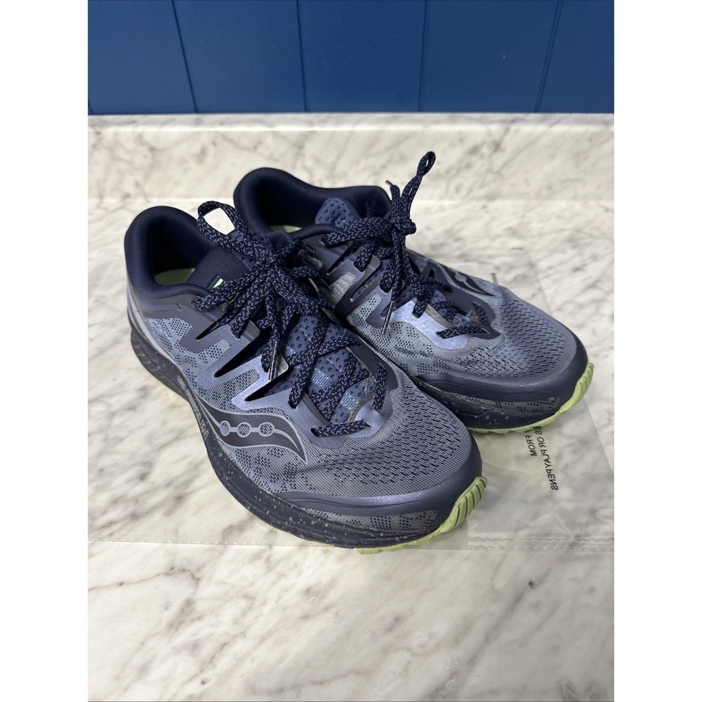 Saucony Everun ISO Women's Size 9.5 Blue Running Shoes S10466-1 Athletic Sneaker